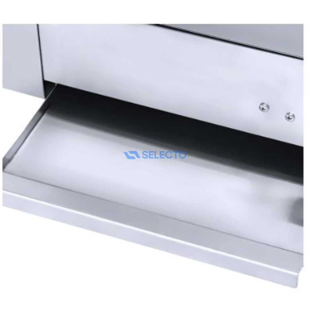 Vitrina Calentador de Acero Inoxidable Eléctrica 350*455*580mm HW-861 Selecto