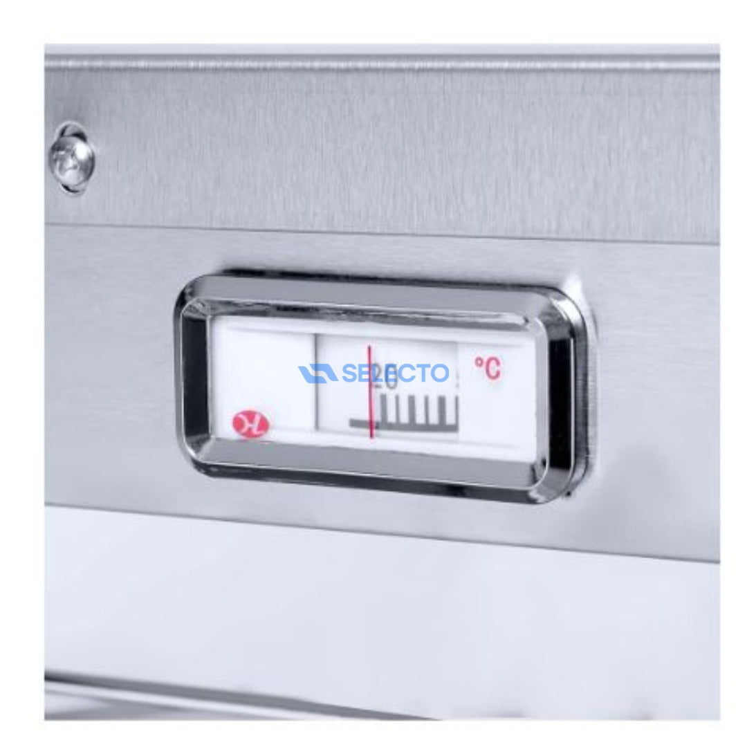 Vitrina Calentador de Acero Inoxidable Eléctrica 350*455*580mm HW-861 Selecto