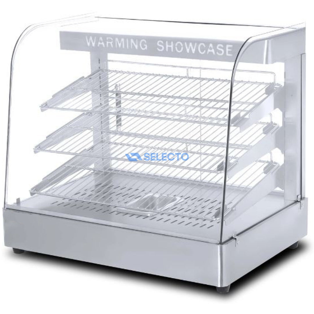 Vitrina Calentador de Acero Inoxidable Eléctrica 110V/60Hz HW-862 Selecto