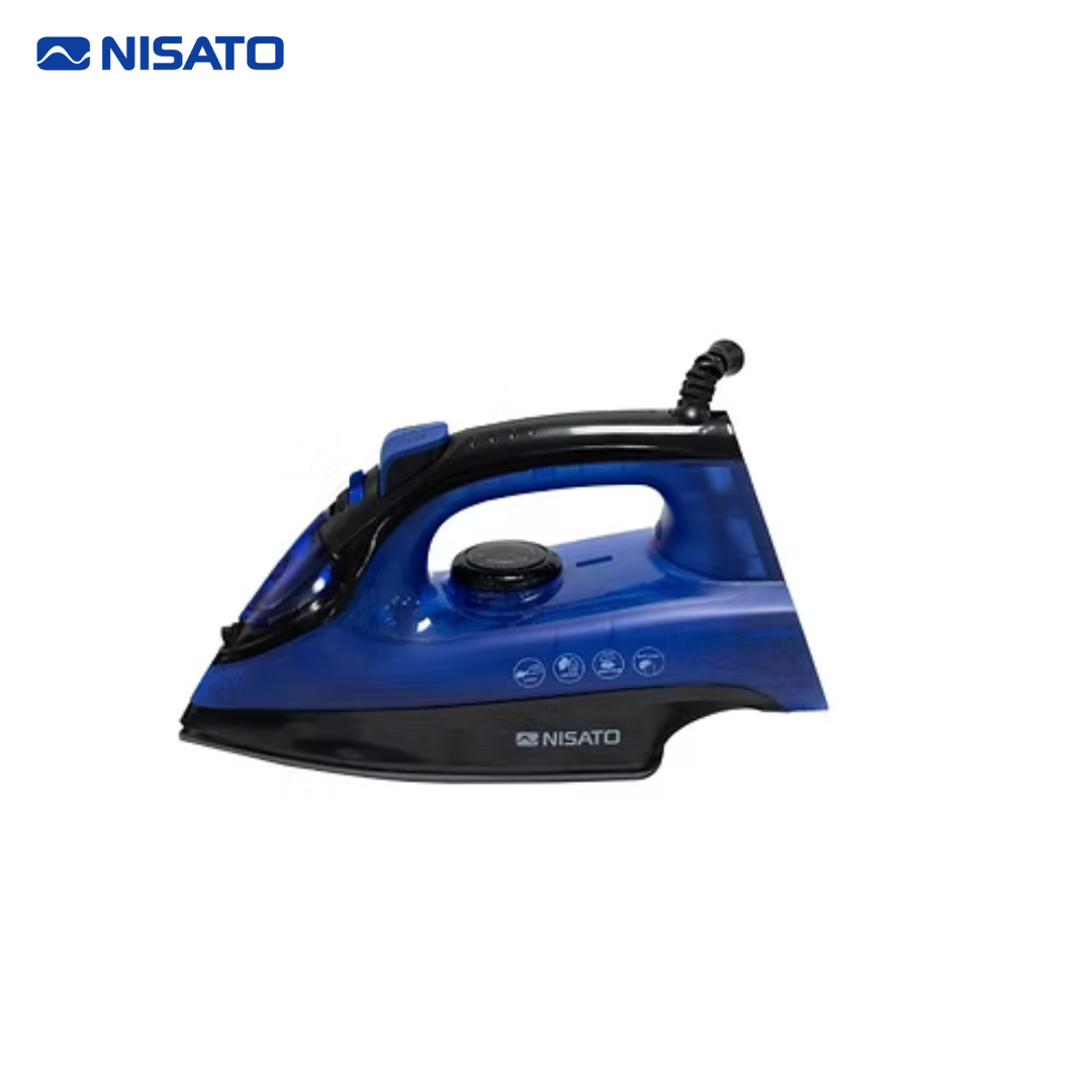 Plancha de Ropa a Vapor Azul/Negro Nisato NPL-203BBSW NISATO