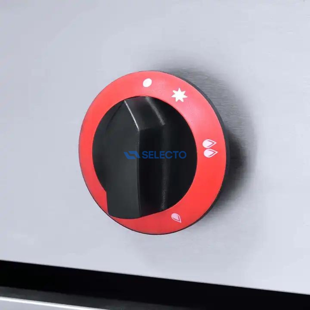 Parrilla Grill de Roca Volcánica a Gas de 1 Quemador de Acero Inoxidable 14" 360*770*460mm HGL-82