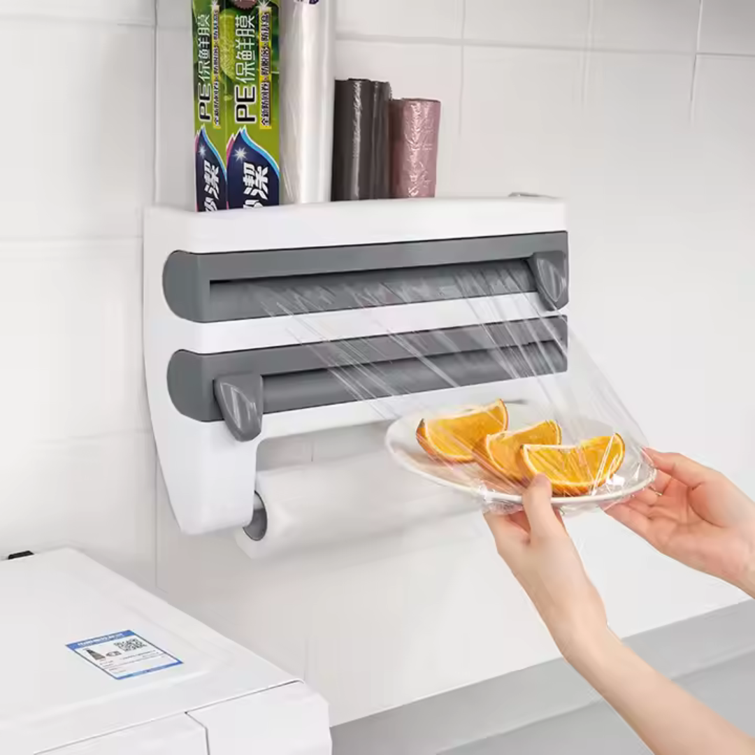 Porta Papel Toalla Multifuncional de Plástico 85687 Selecto