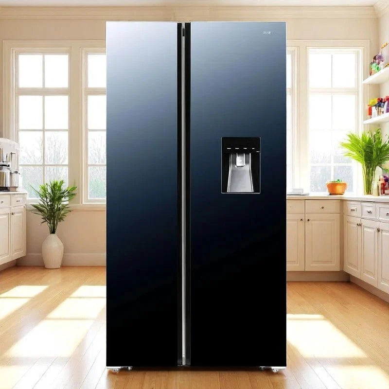 Refrigeradora Side by Side Sankey RF-22IN89MG No Frost 22 Pies Cúbicos con Dispensador de Agua Nevera.
