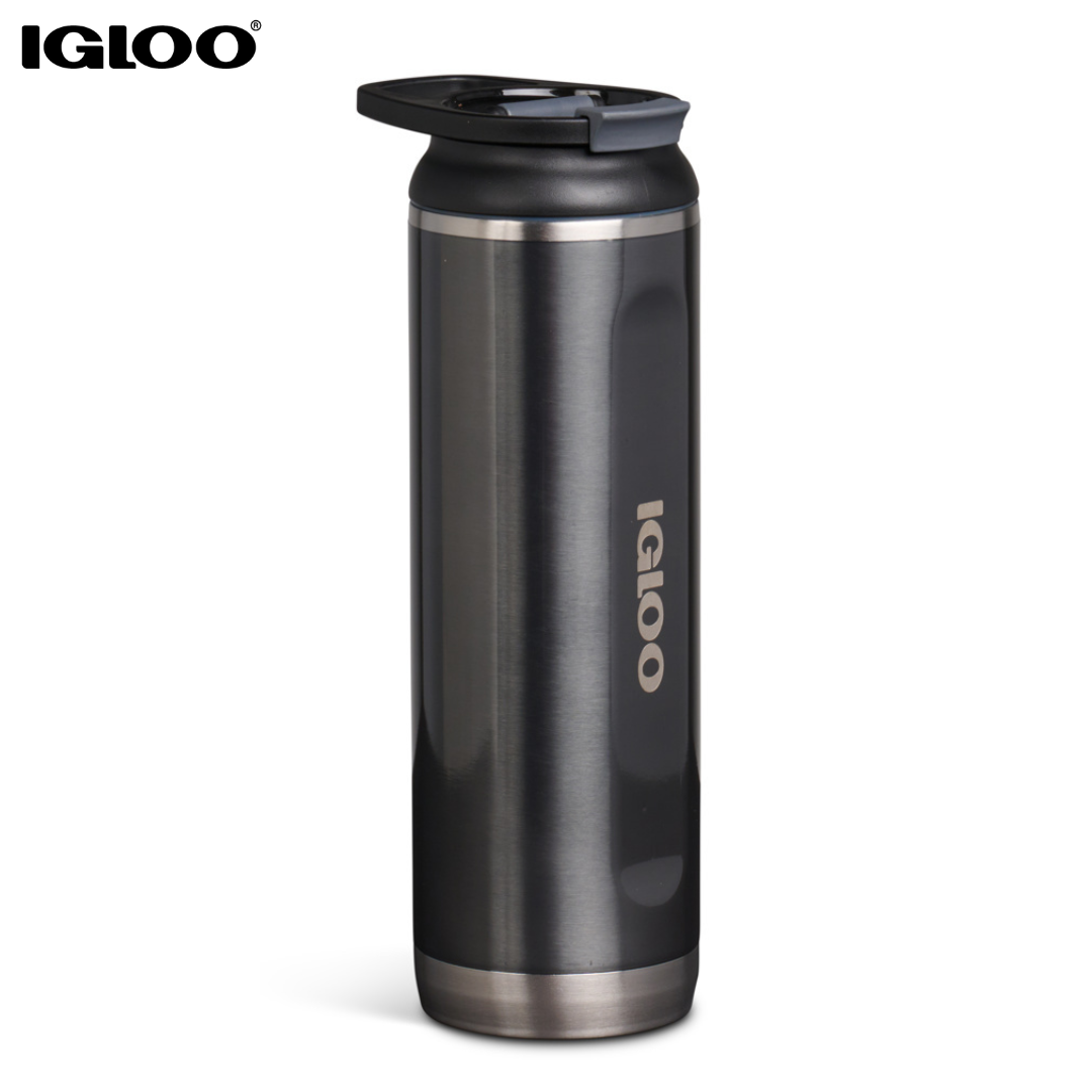 Botella Térmica Flip N´ SIP TUMBLER Negro 20oz/591ml Igloo 71073 IGLOO