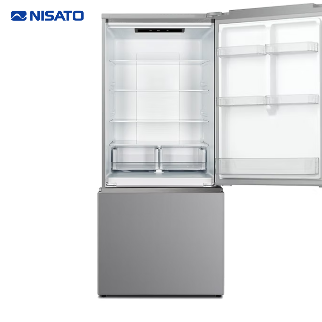 Refrigeradora Silver Pro 509L/18P3 No Frost Inverter Nisato NRF-876BMSK NISATO