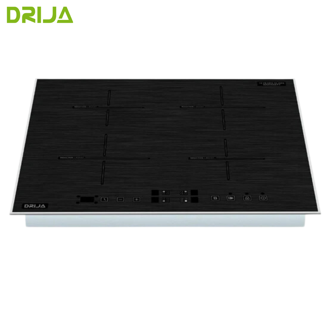 (POR PEDIDO) Estufa Empotrable de 4 Quemadores Vitrocerámica Negro MUNICH 60 INDUKTION Drija