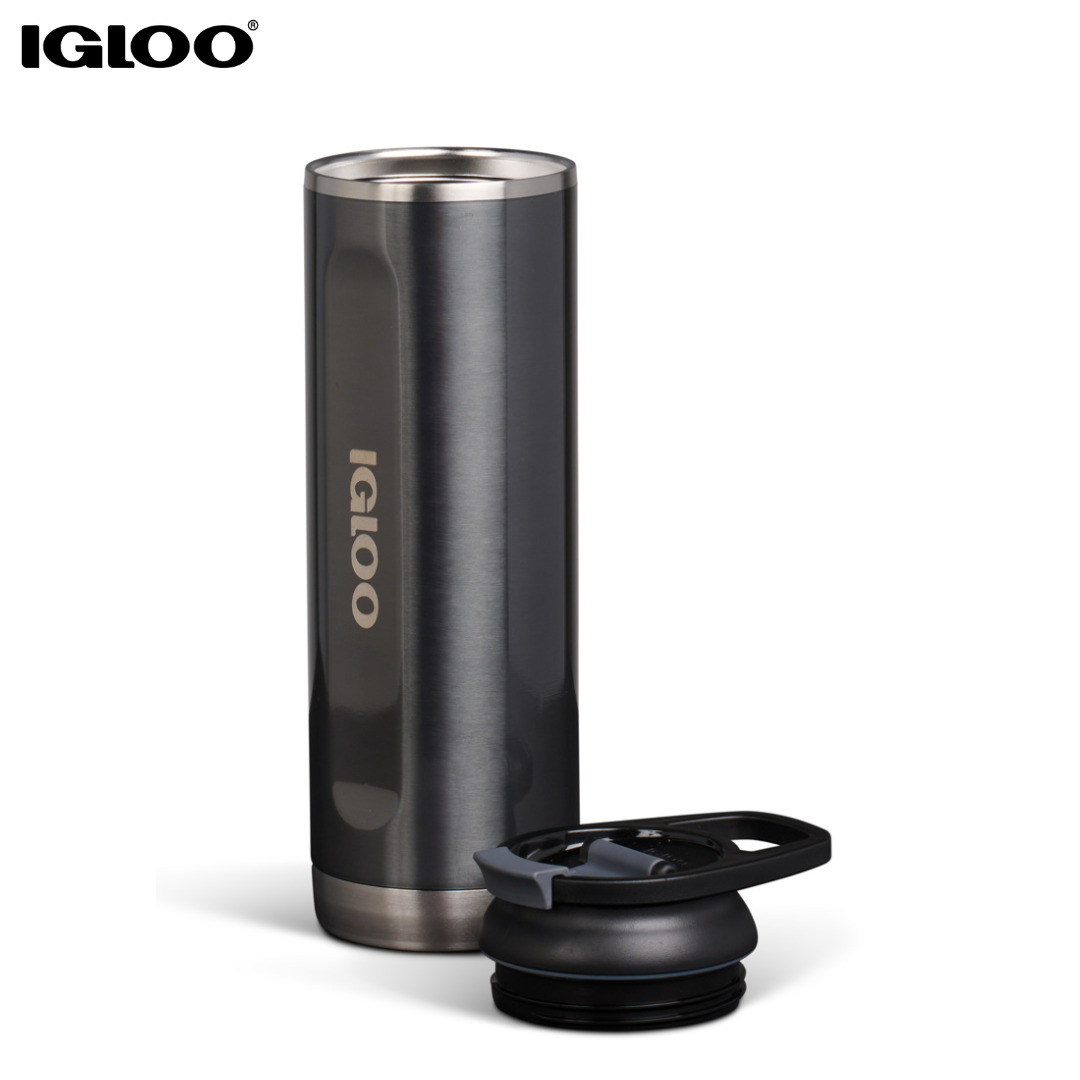 Botella Térmica Flip N´ SIP TUMBLER Negro 20oz/591ml Igloo 71073 IGLOO