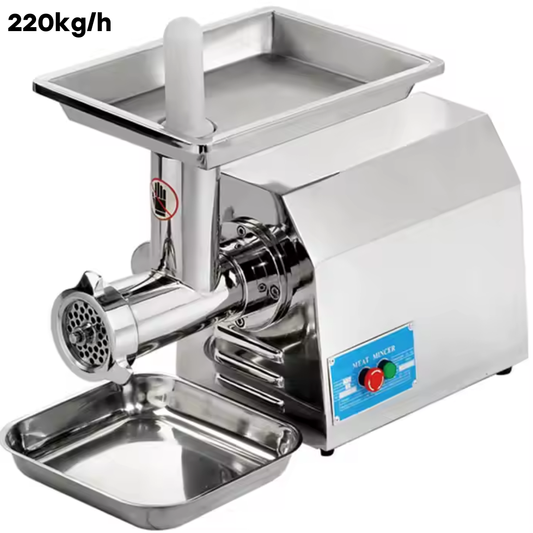 (LLEGANDO 30 DE MAYO) Molino de Carne Industrial de 220kg/h en Acero Inoxidable 750W TC-22 Selecto