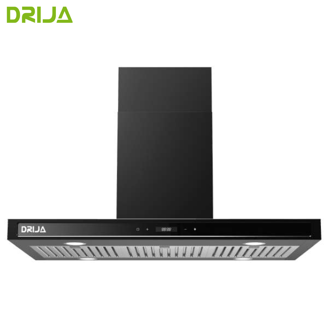 (POR PEDIDO) Extractor de Grasa QUADRATO ISLA 90 BLACK Drija DRIJA