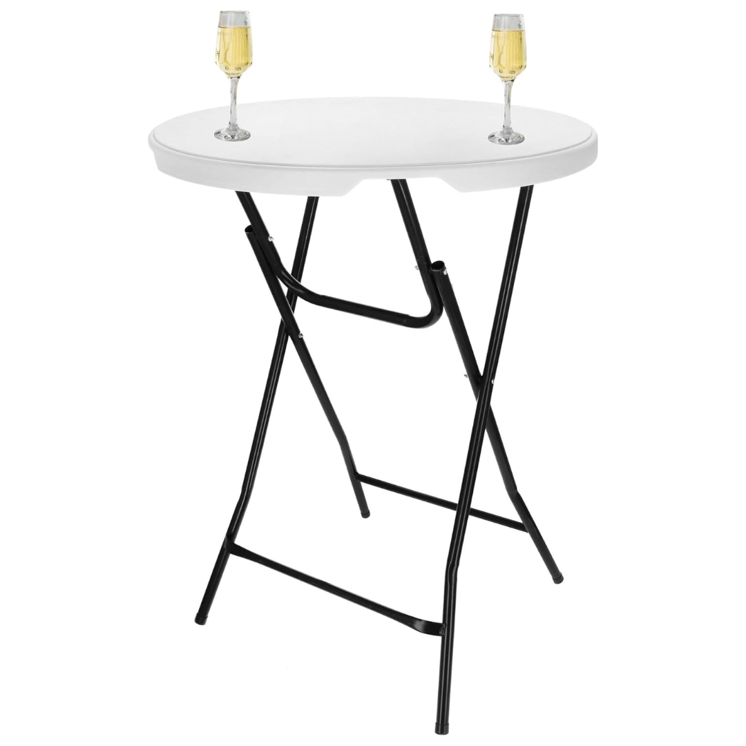 Mesa Redonda Plegable Alta 110x80cm 349025 Selecto