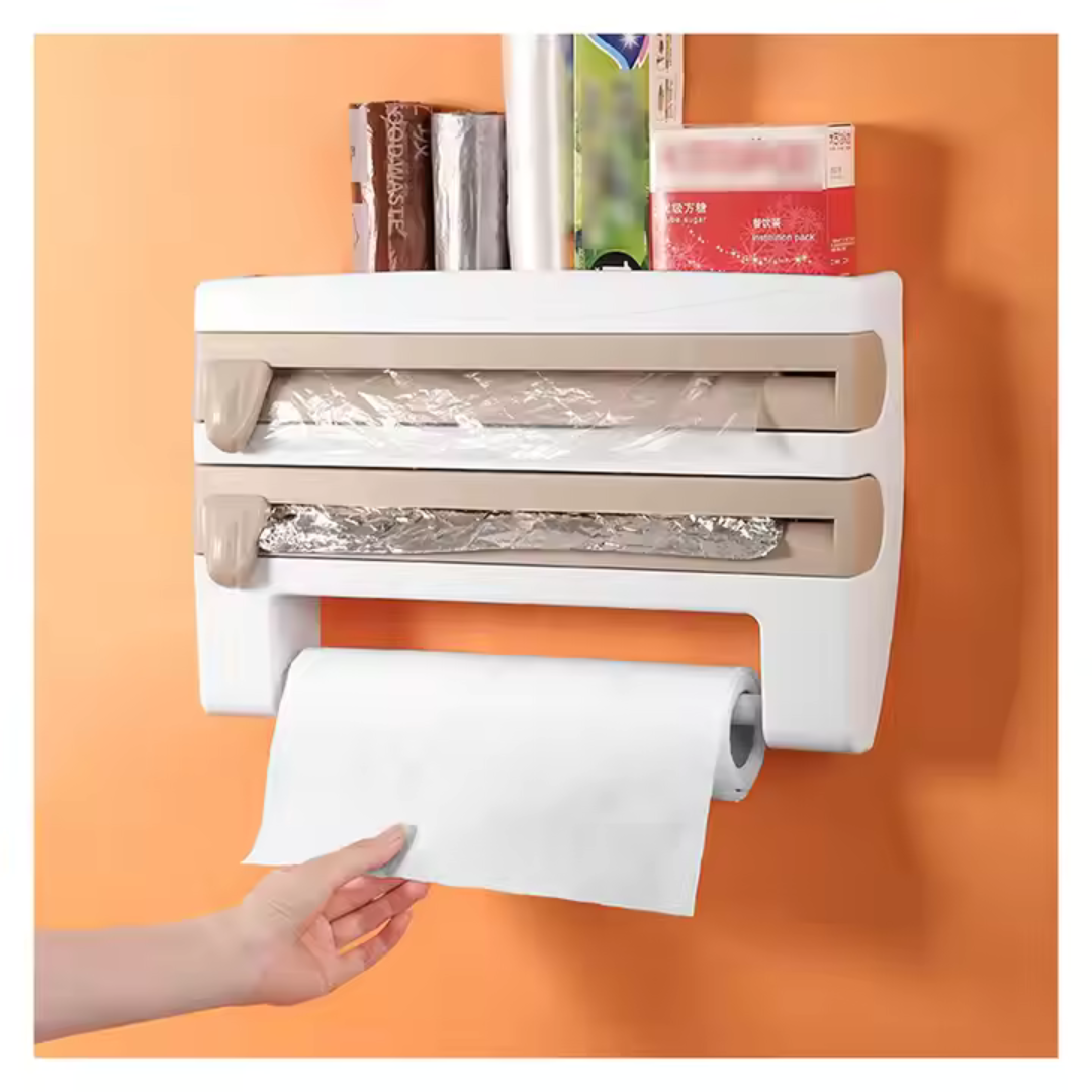 Porta Papel Toalla Multifuncional de Plástico 85687