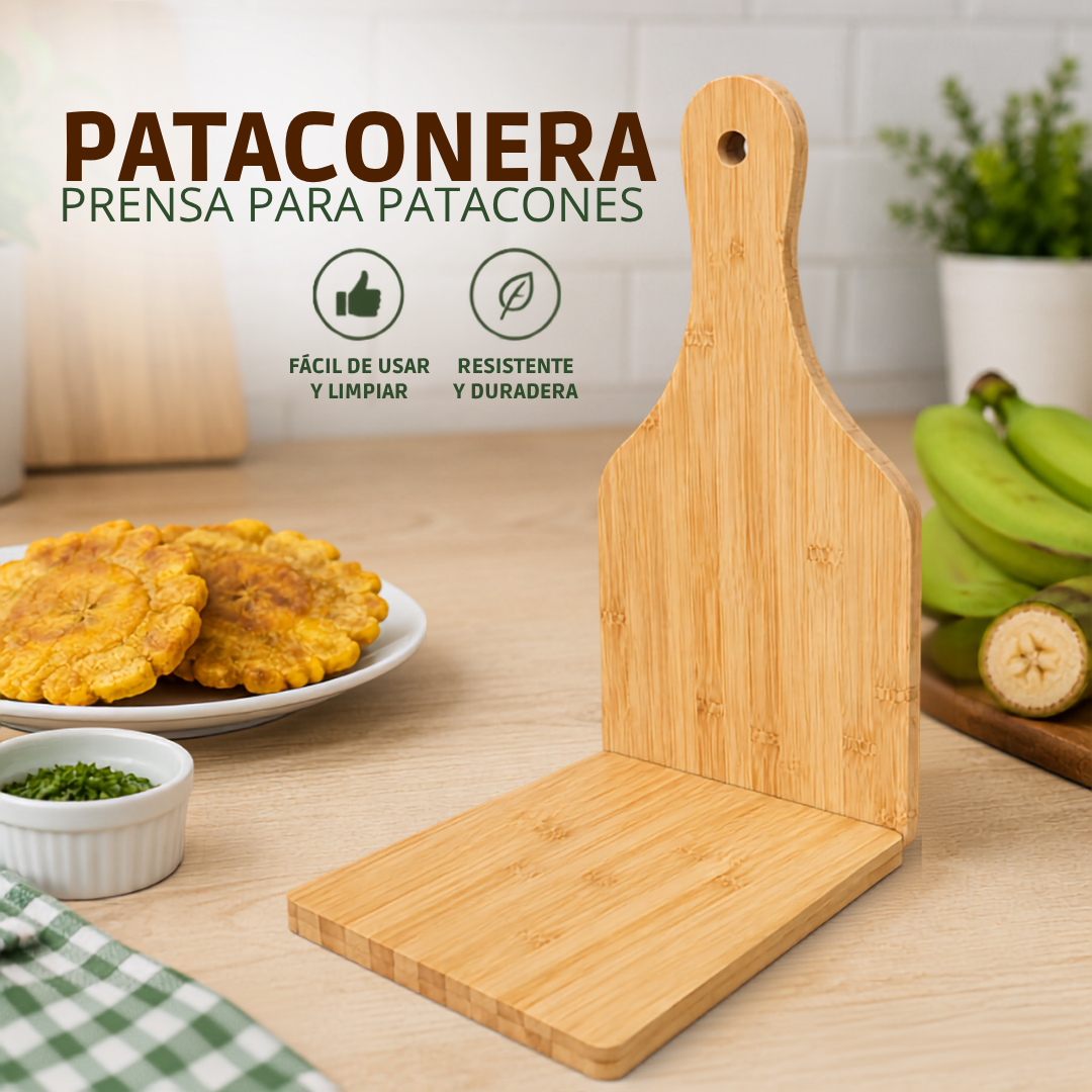 Pataconera de Bambú para Patacones | KB-33961