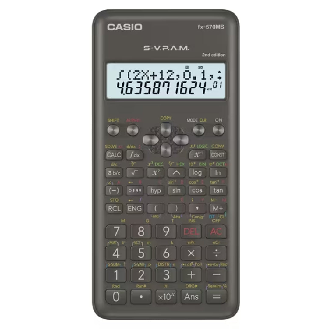 Calculadora Científica 401 Funciones Casio FX-570MS-2