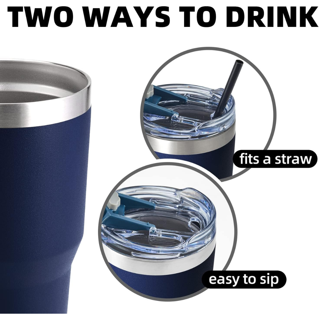 Vaso Térmico de Acero Inoxidable 900ml/30oz Lotus SV-TH-780