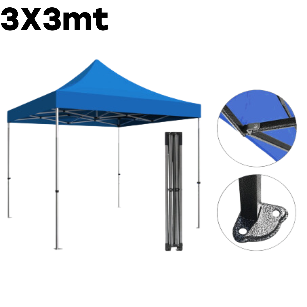 Tolda Plegable 3x3mts Azul F-002-BLUE Selecto
