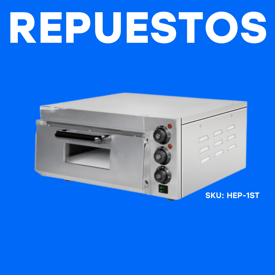 Repuestos de Horno Eléctrico para Pizza de 1 Nivel 220V/60Hz HEP-1ST