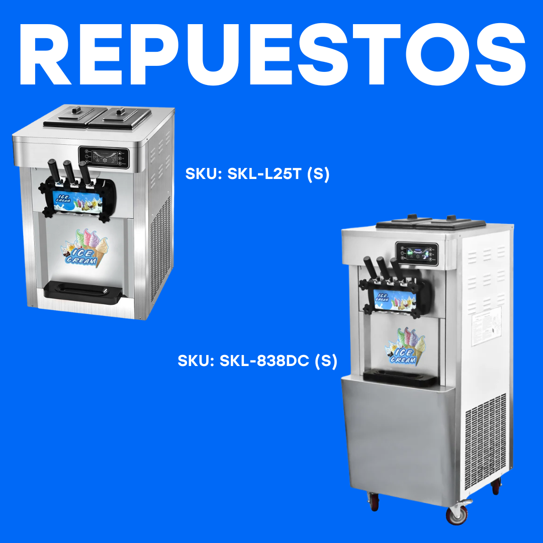 Repuestos para Máquina de Helado Industrial SKL-838DC (S) / SKL-L25T (S) Selecto