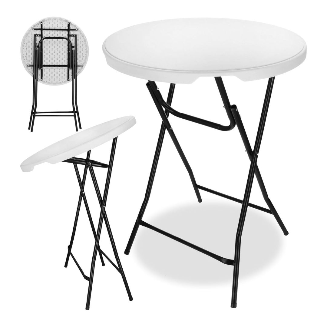 Mesa Redonda Plegable Alta 110x80cm 349025 Selecto
