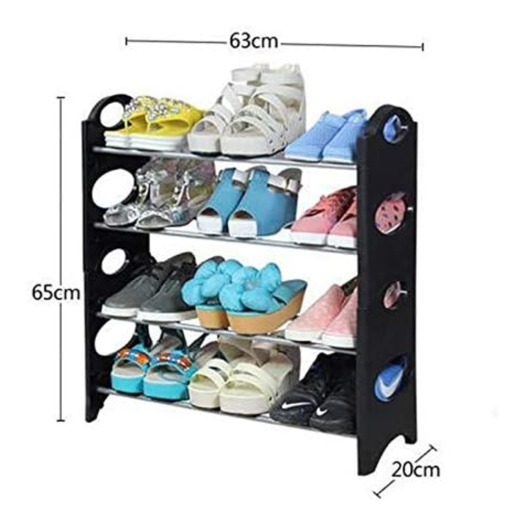 Zapatero de 4 Niveles 65x20x63cm TDY-319 Selecto