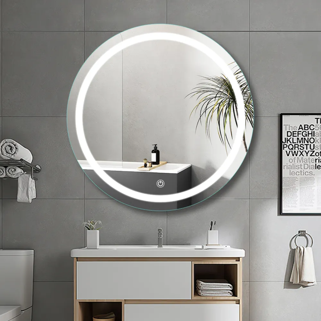 Espejo LED Circular 80x80cm 3 Luces Antivaho 1044N Selecto