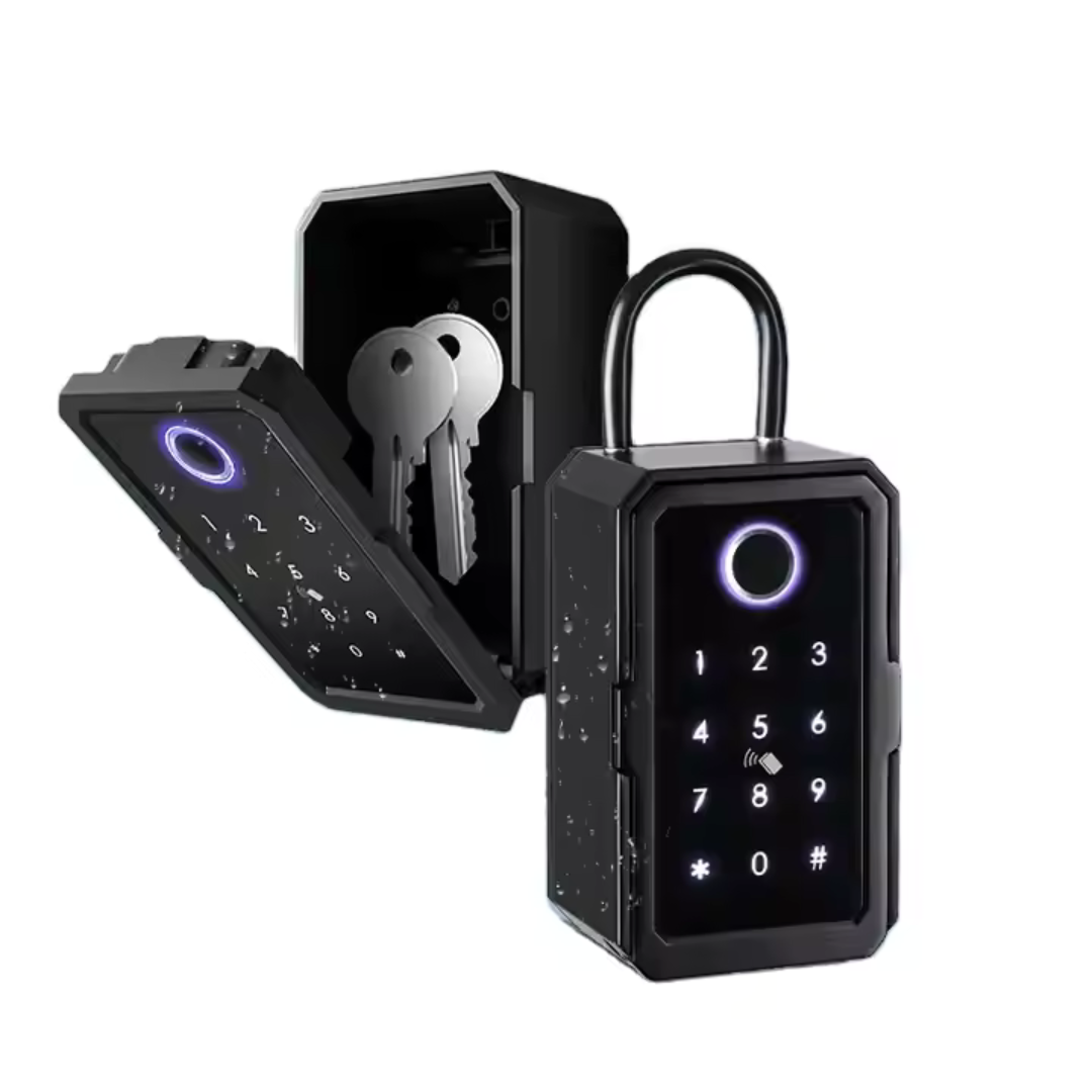 Caja de Seguridad Inteligente para Llaves Resistente al Agua Funciona con Tuya Smart K3F
