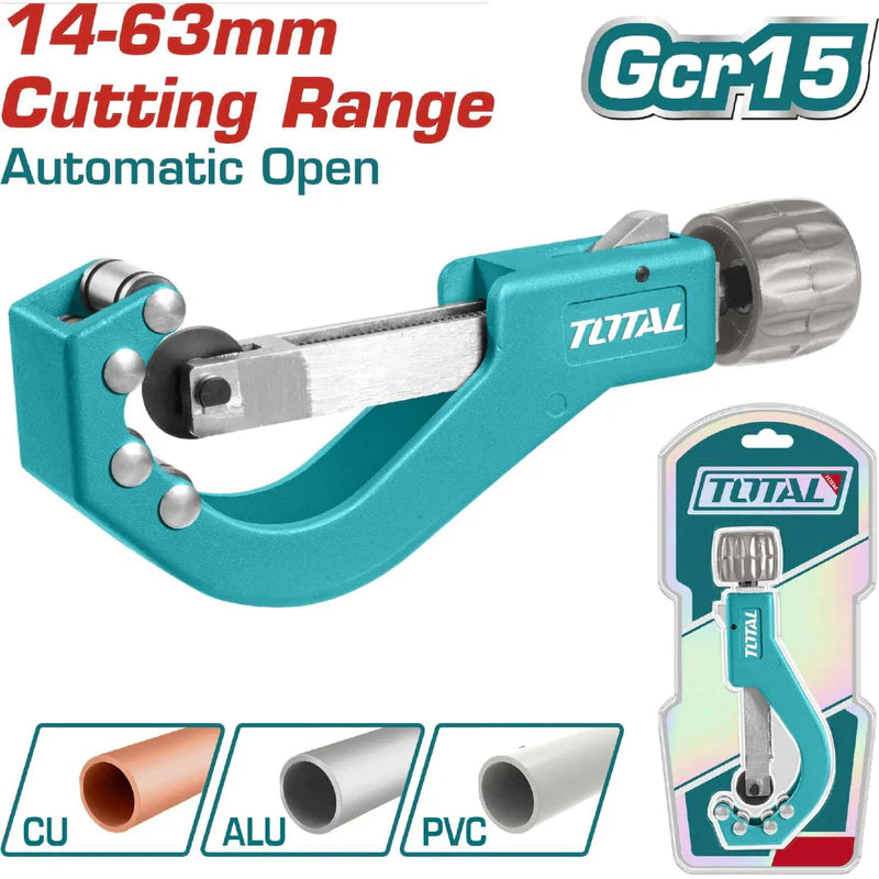 Cortador De Tuberías De Gran Velocidad. Diámetro De Corte: 14-63 Mm Total THT531463