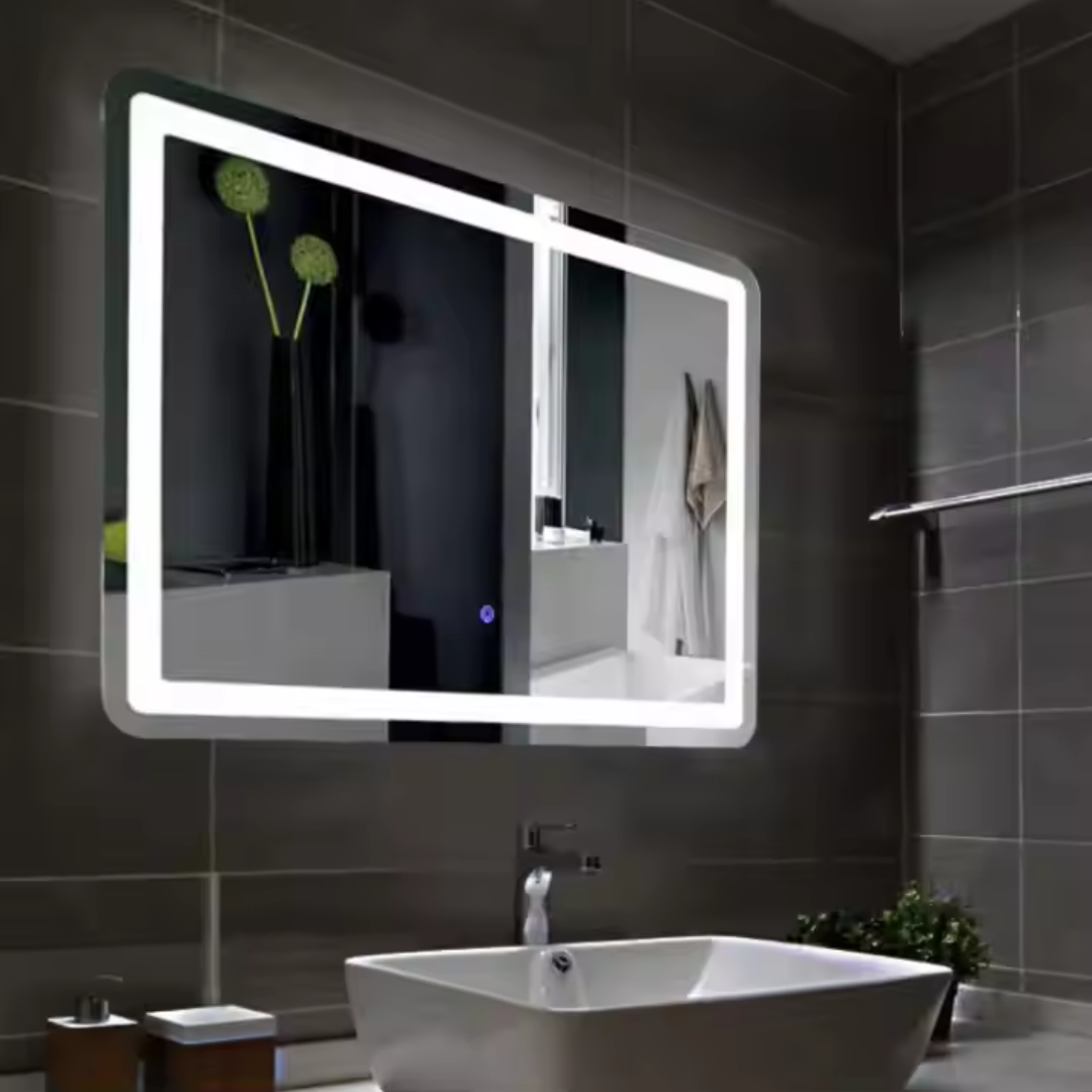 Espejo con LED Rectangular 100x70cm 3 Luces Antivaho 1005N Selecto
