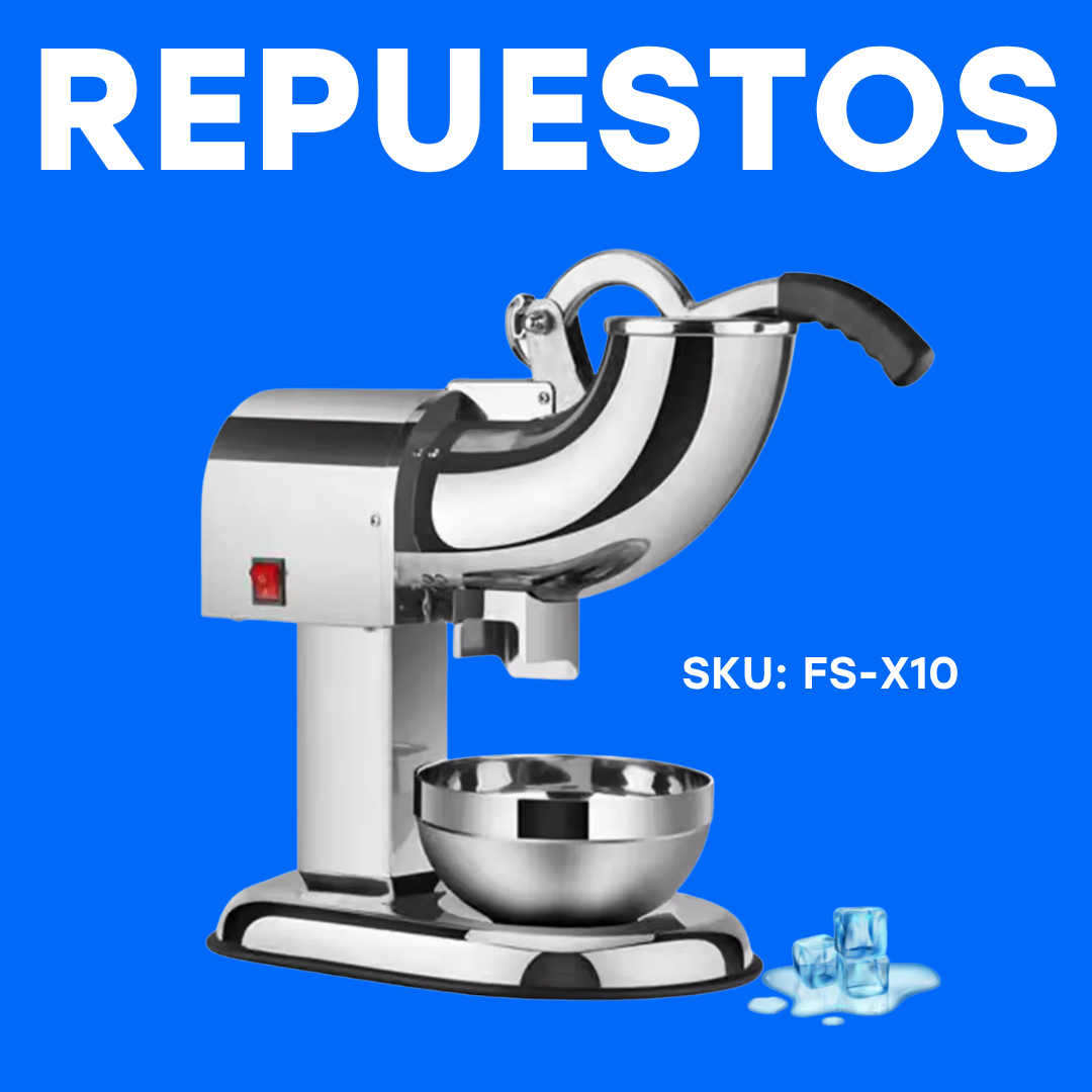 Repuestos para Triturador de Hielo de Uso Comercial 300W 110V/60HZ FS-X10