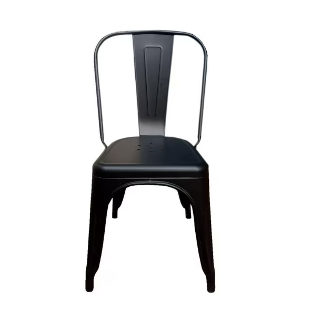 Silla de Metal Negro Tolix CH-233-BLK Selecto