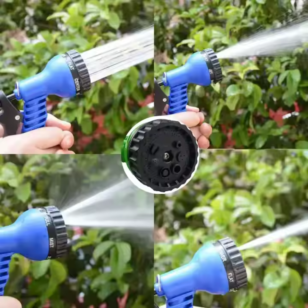 Manguera de Agua Expansible 15m/50' Verde & Azul GP-157