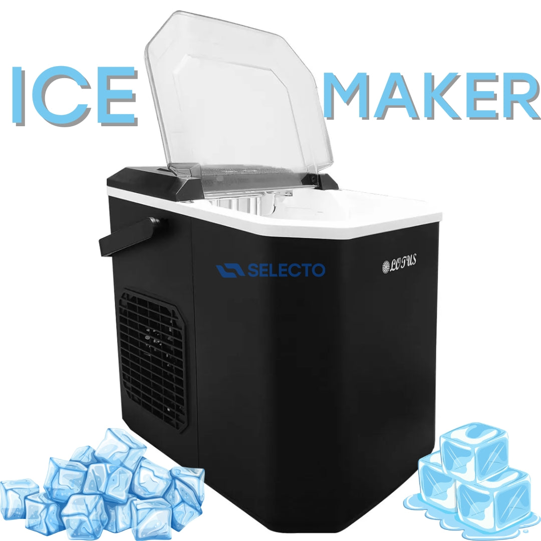 Máquina de Hielo Eléctrica Capacidad de 1.2L/0.6Kg Lotus LT-622 LOTUS