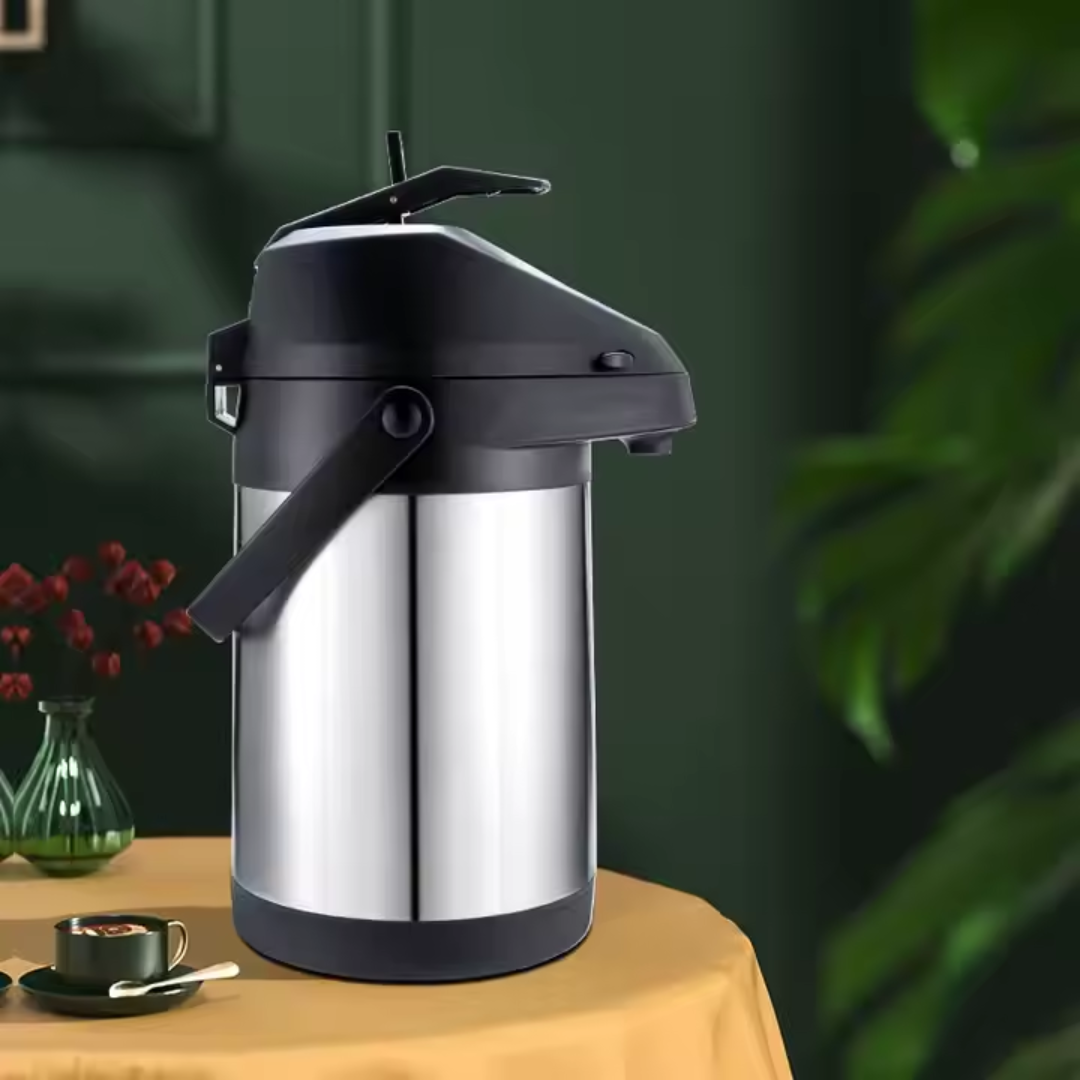 Termo de Acero Inoxidable 2.5L con Dispensador SR-2500