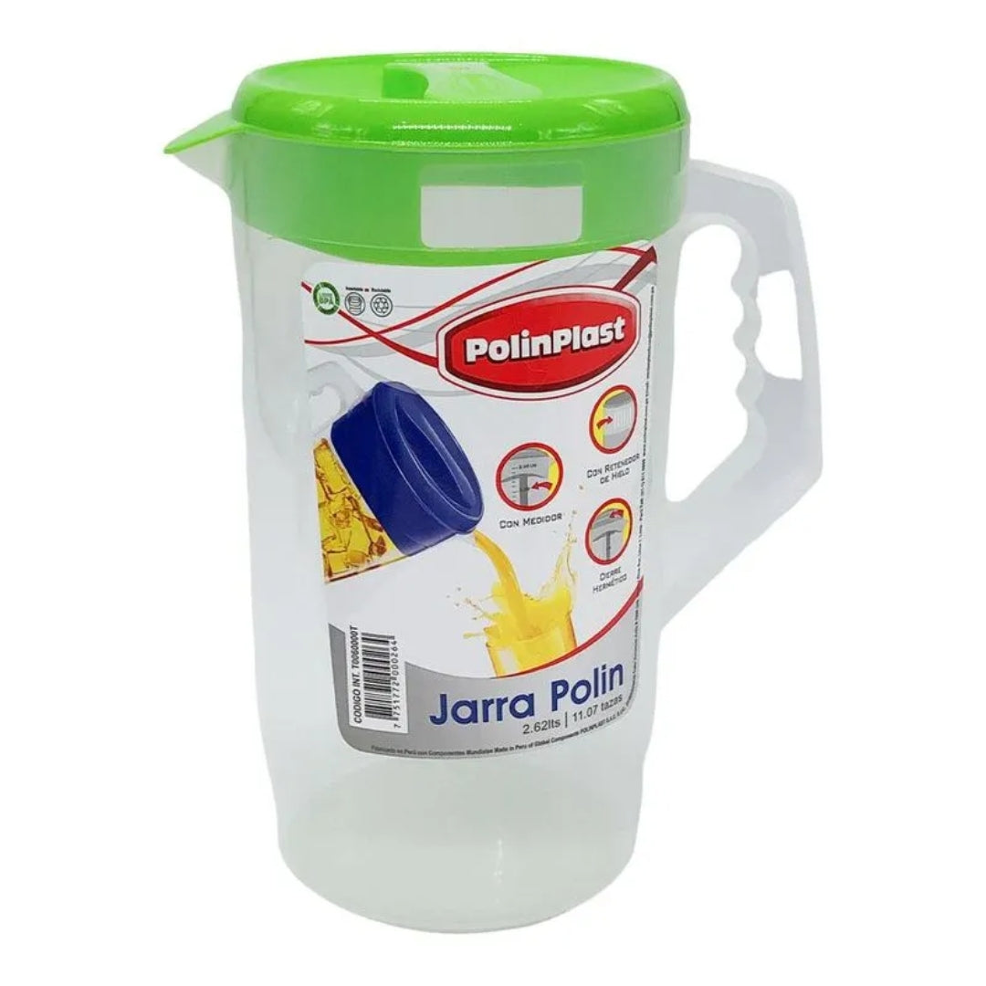Jarra Plástica de 2.5 Litros PolinPlast 175-001 POLINPLAST