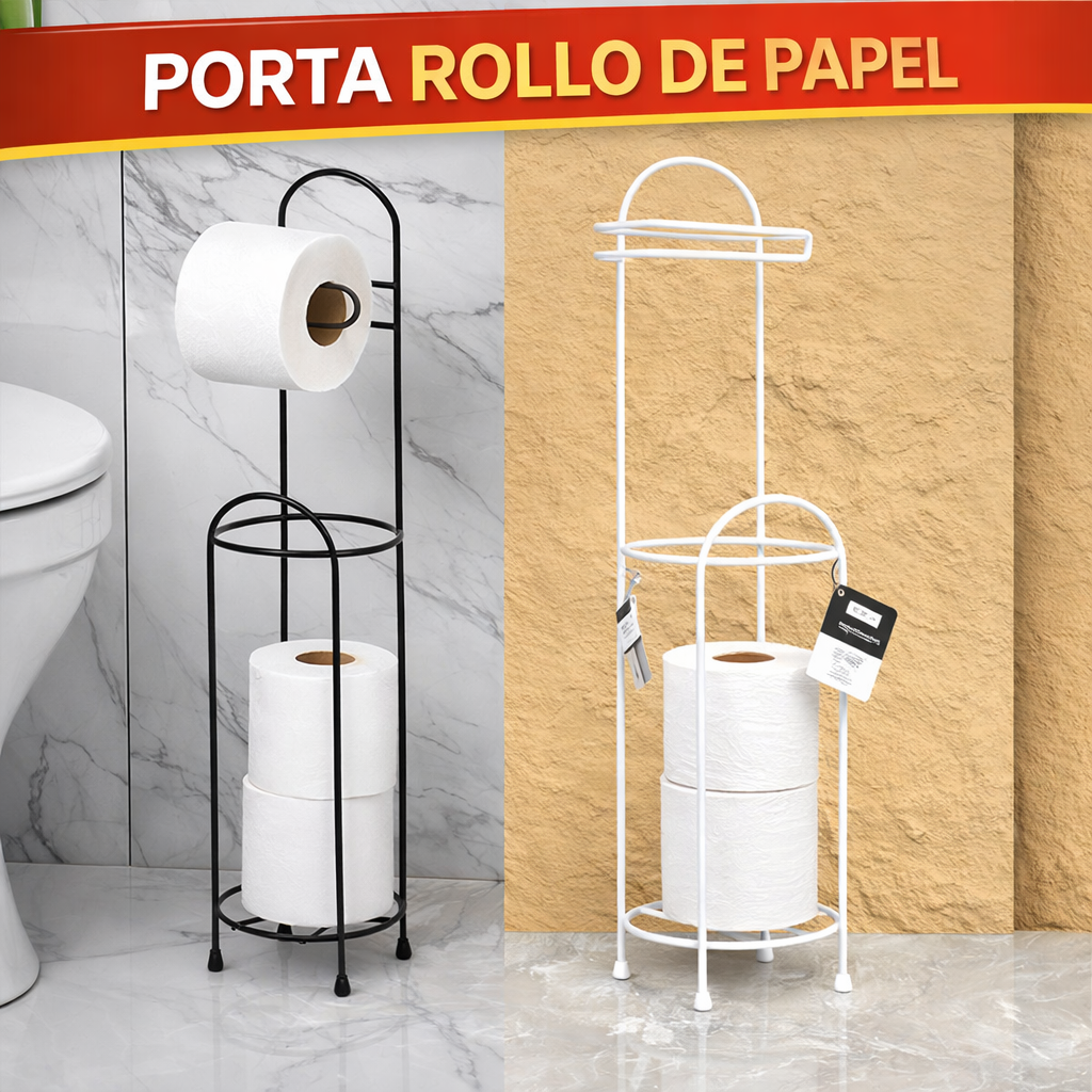 Porta Papel Higiénico de Metal Lotus LHC-TR18WBS LOTUS