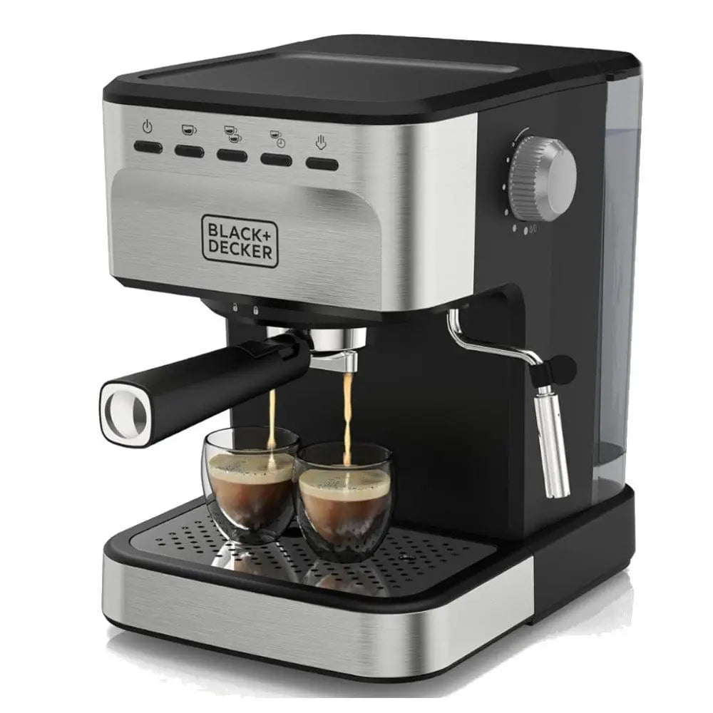 Cafetera Espresso y Capsula Nespresso 1.5L 20 Bares Black and Decker EM0312-0SDLA