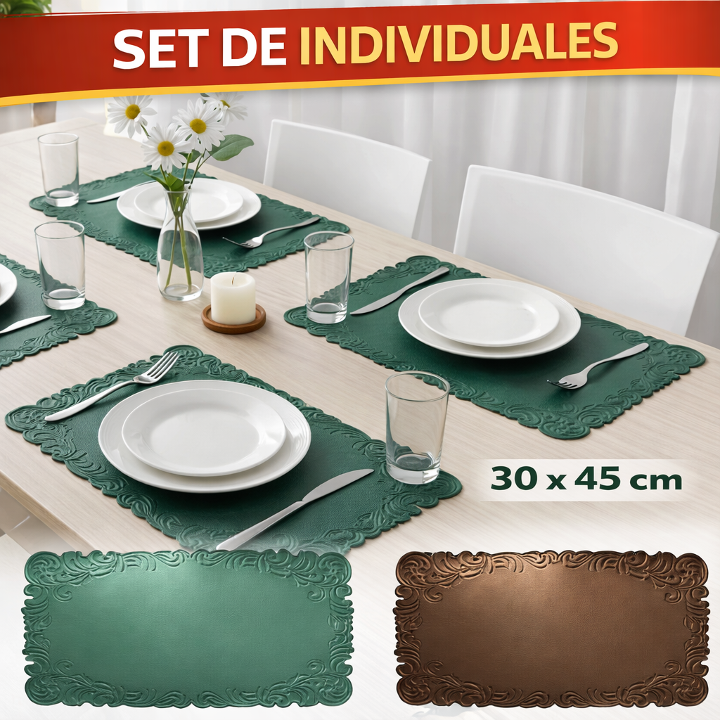Tapetes Individual para Mesa 30x45cm 88204 Selecto