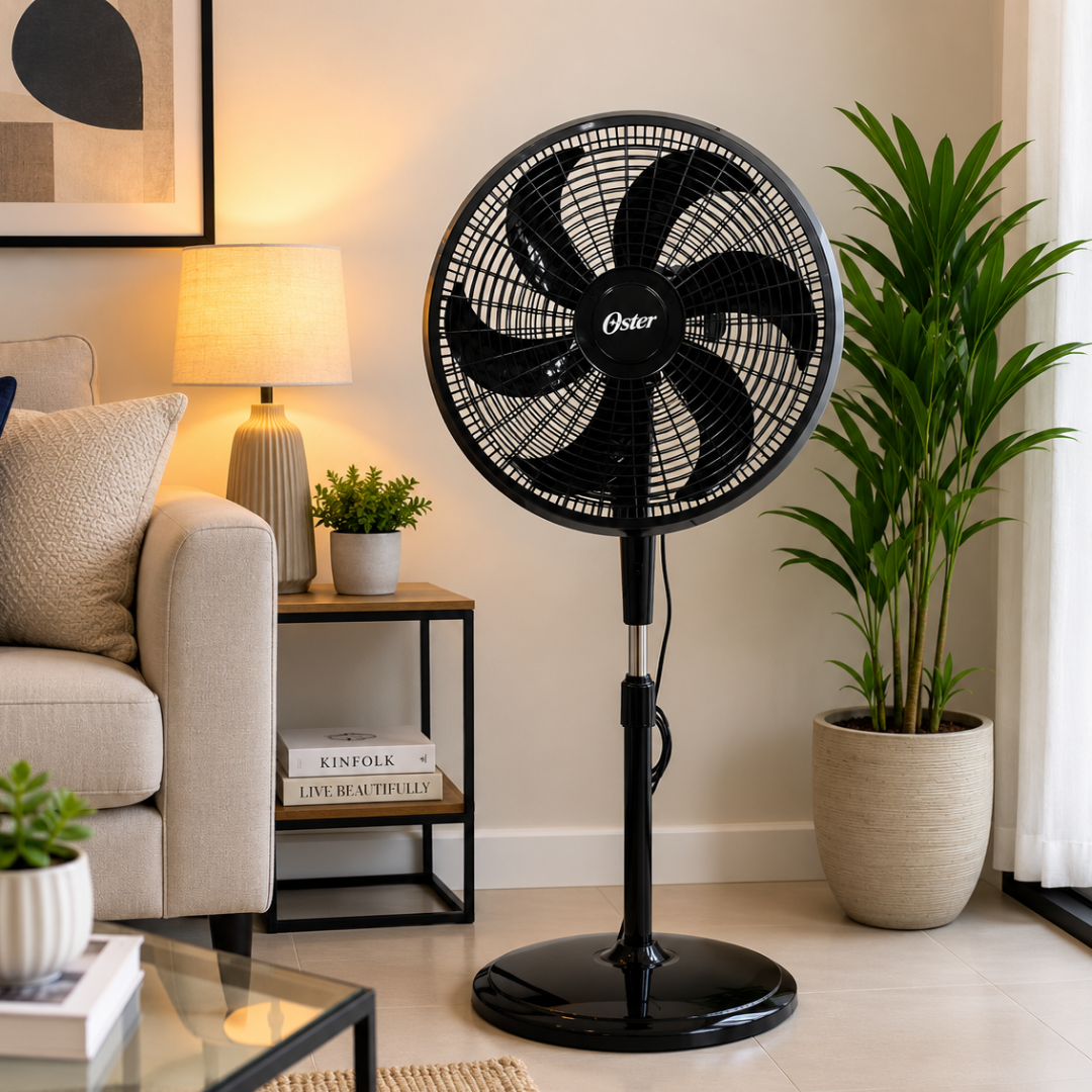 Ventiladora Abanico de Pedstal 3en1 18" 85W Oster VUNI18107SPB