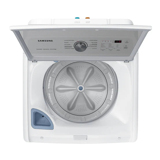 Lavadora Carga Superior 23kg Wifi Smarthings Inverter Samsung WA23C3553GW/AP Samsung