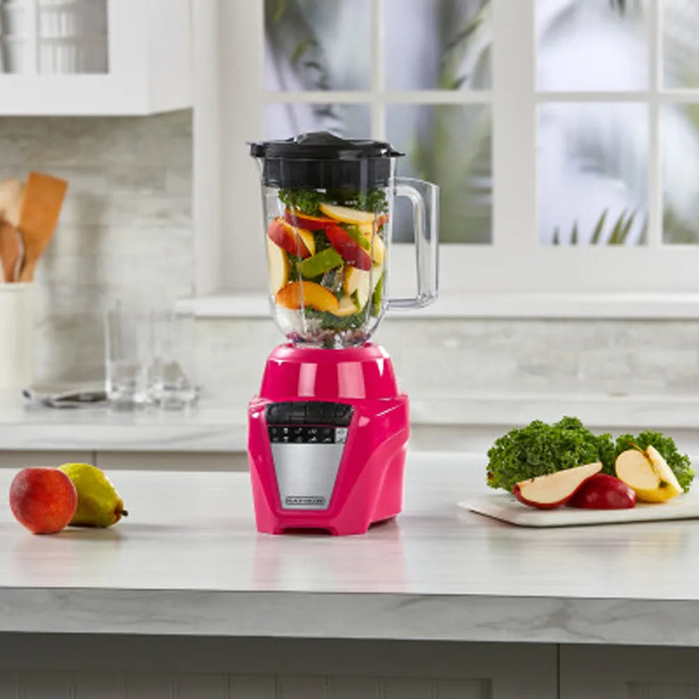 Licuadora Jarra Plástica 1.65LT 700W 8 Velocidades Magenta Black and Decker BL0877-1PDLA BLACK + DECKER