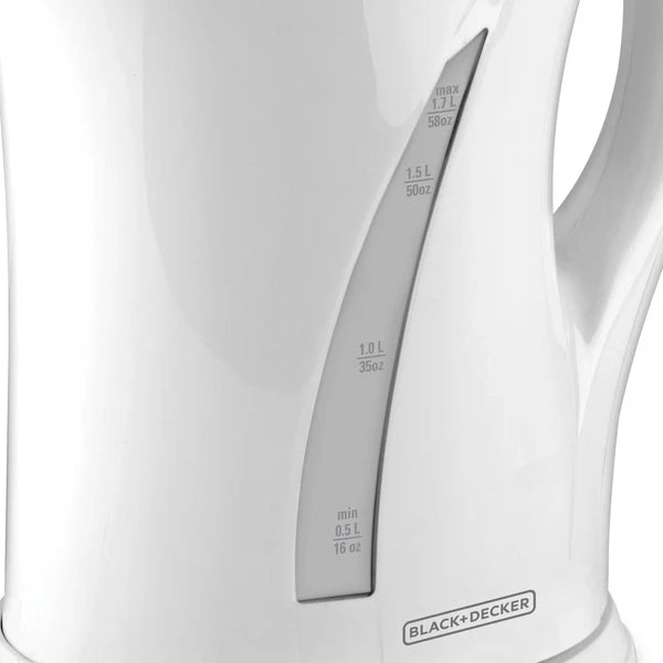 Hervidor Tetera de Agua Eléctrico 1.7L 1500W Black and Decker JKCBD-7876W BLACK + DECKER
