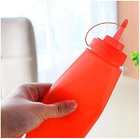 Envases de Salsas Plásticas de 30cm Rojo, Amarillo & Transparente Selecto