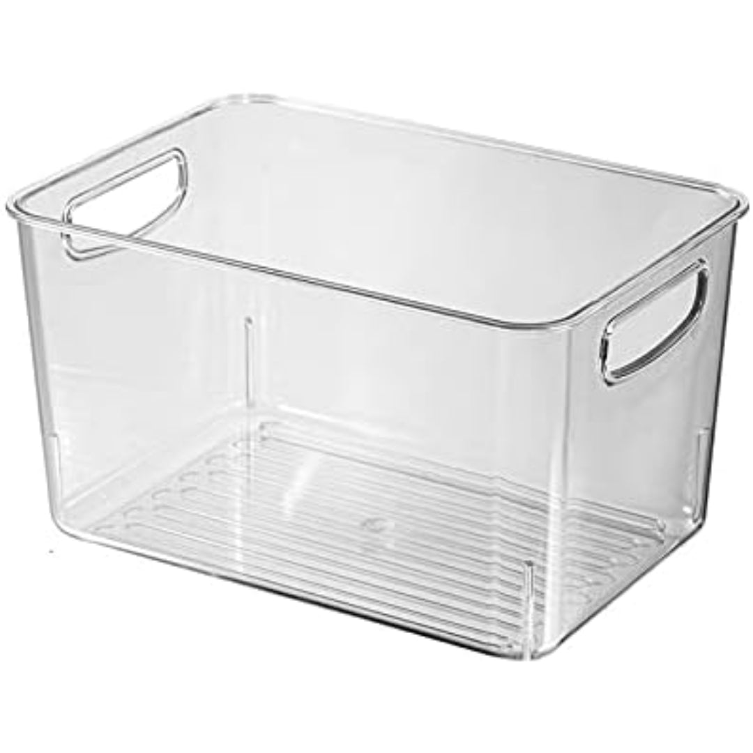 Caja Organizadora Plástica Transparente de 3 Tamaños Selecto