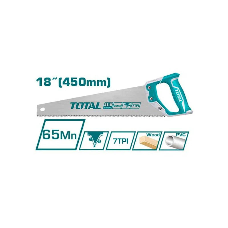 Serrucho De Mano De 18 ''/ 450 Mm Total THT55450 TOTAL