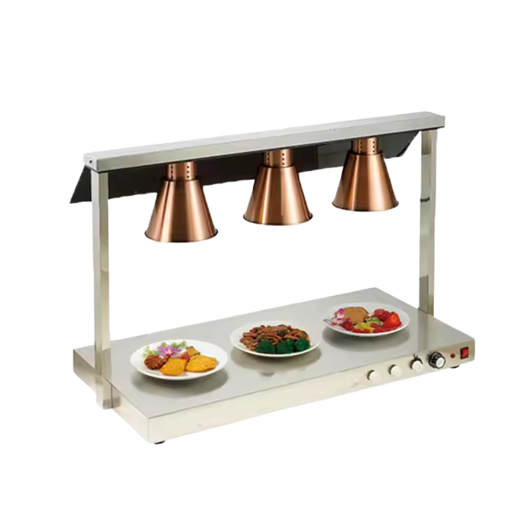 Set 3 Lámparas Calentadoras de Comida 1070*530*700mm HTC-3F Selecto
