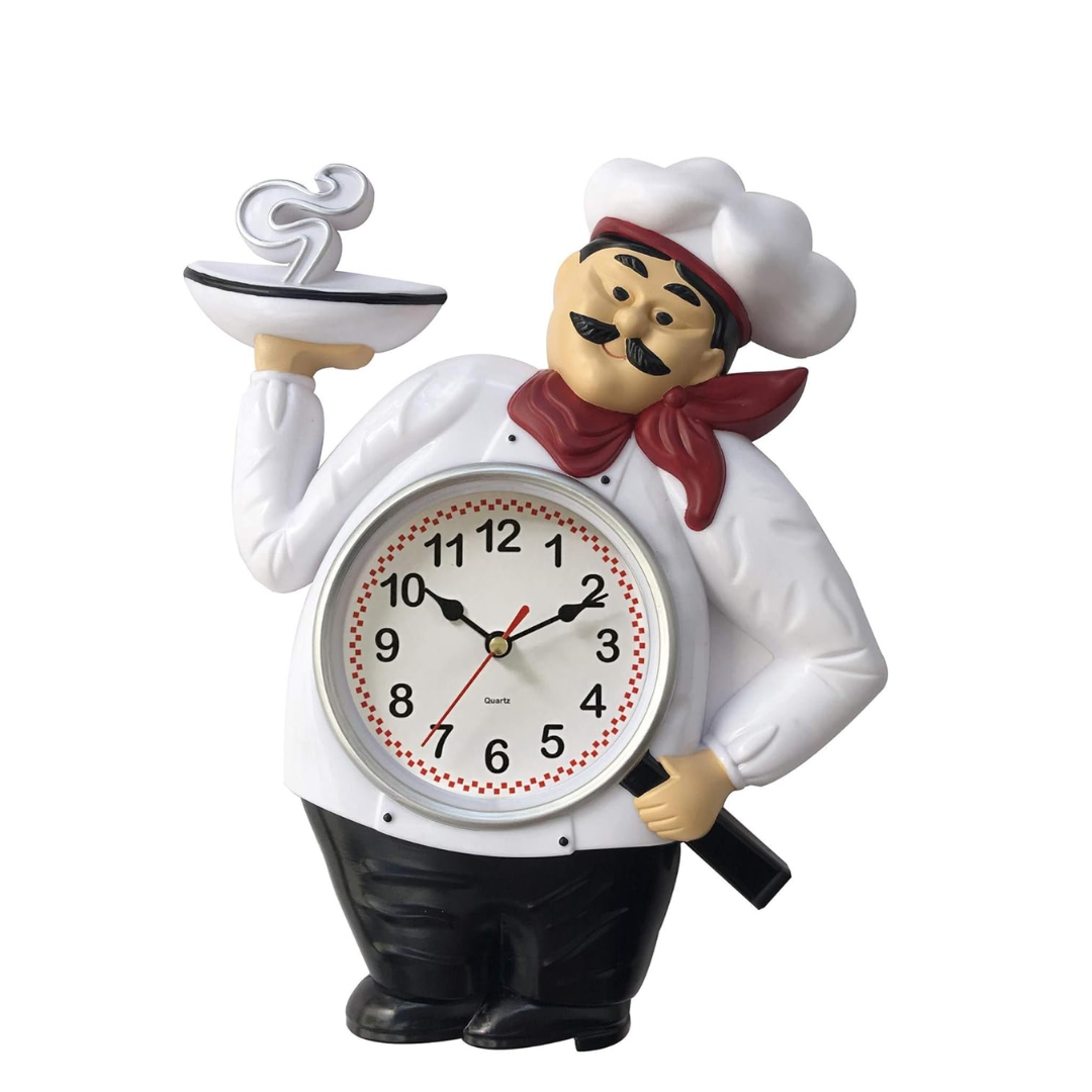 Reloj de Pared Diseño Chef 30cm MC-068 Selecto