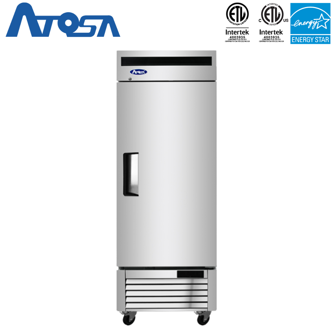 (PP) Refrigerador Industrial de Acero Inoxidable 1 Puerta Atosa MBF8505GR
