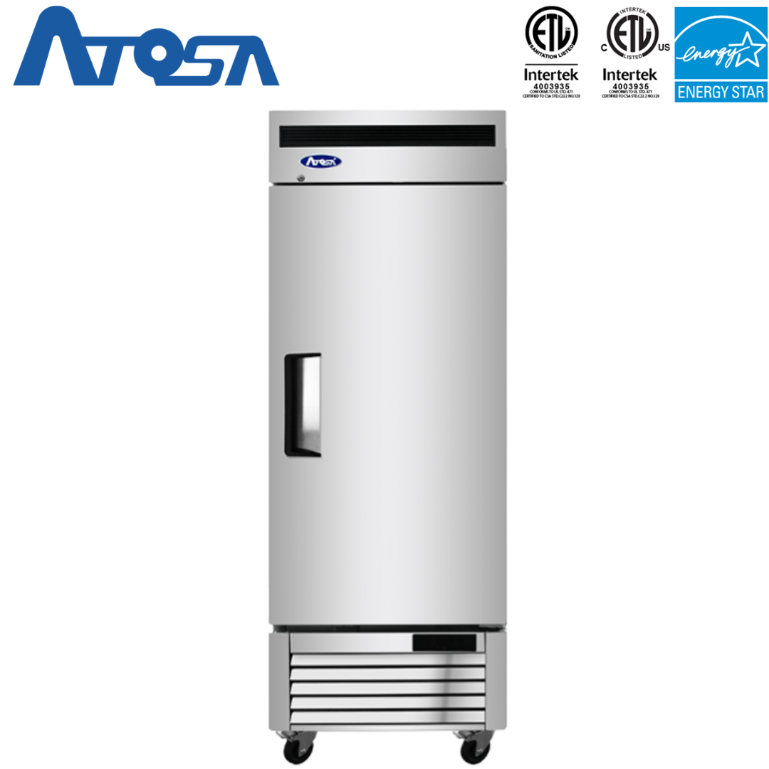 (PP) Congelador Industrial de Acero Inoxidable 1 Puerta Atosa MBF8501GR Congelador Vertical.