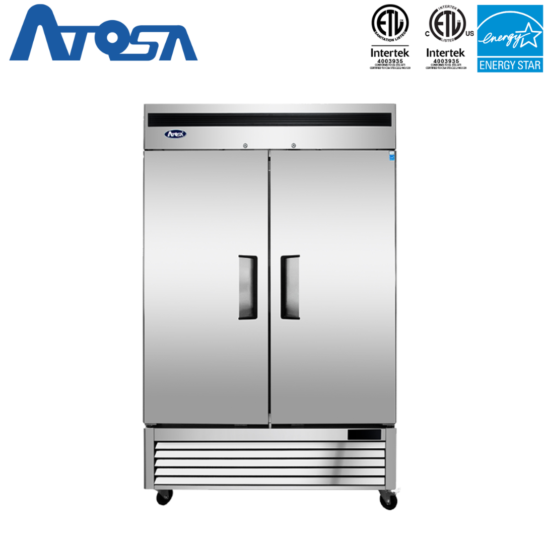 Refrigerador Industrial de Acero Inoxidable 2 Puertas Atosa MBF8507GR