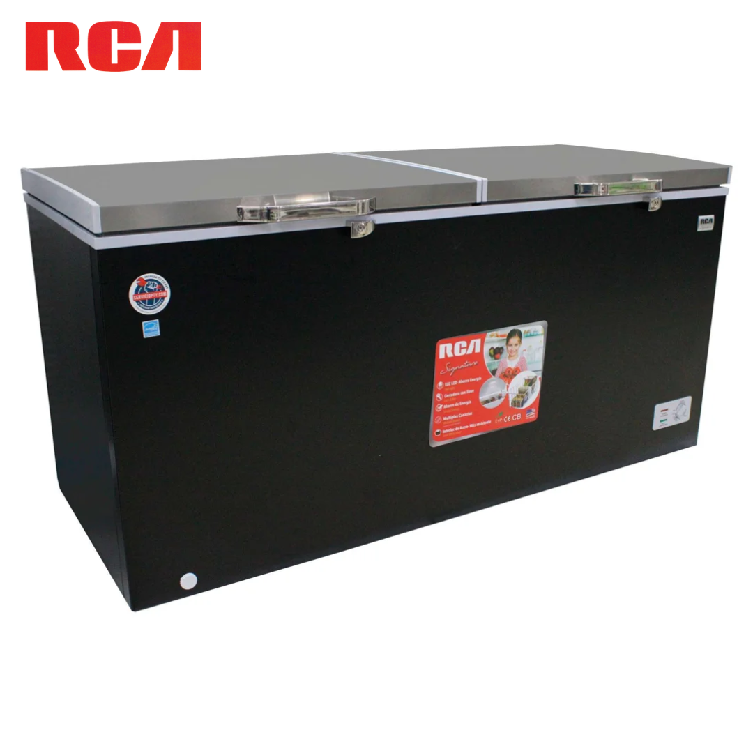Congelador Horizontal Negro 20p3 RCA RCSF202DA