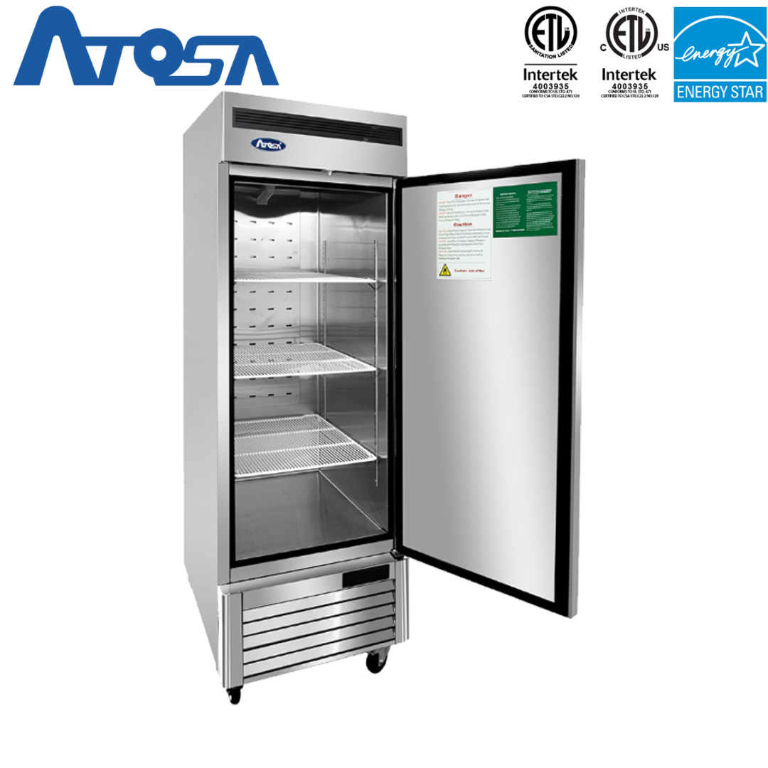(PP) Refrigerador Industrial de Acero Inoxidable 1 Puerta Atosa MBF8505GR